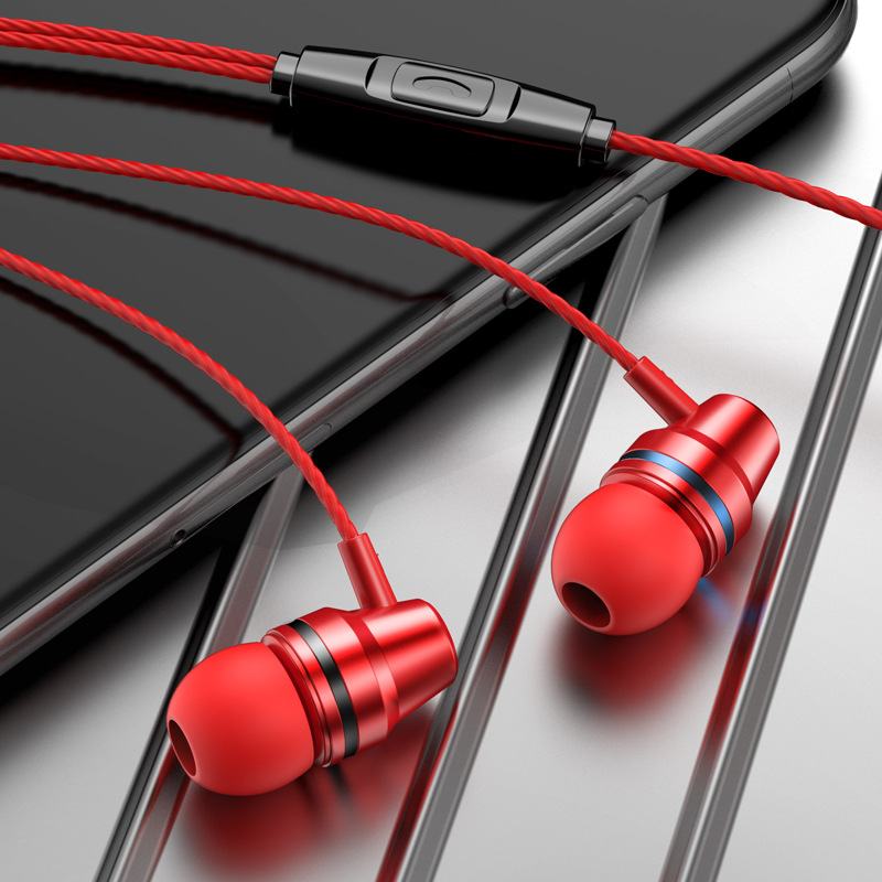 Selling Explosion Metal inEar Earphone Heavy Bass Magic Sound Mobile Phone Computer Universal Earphone in Stock Whole