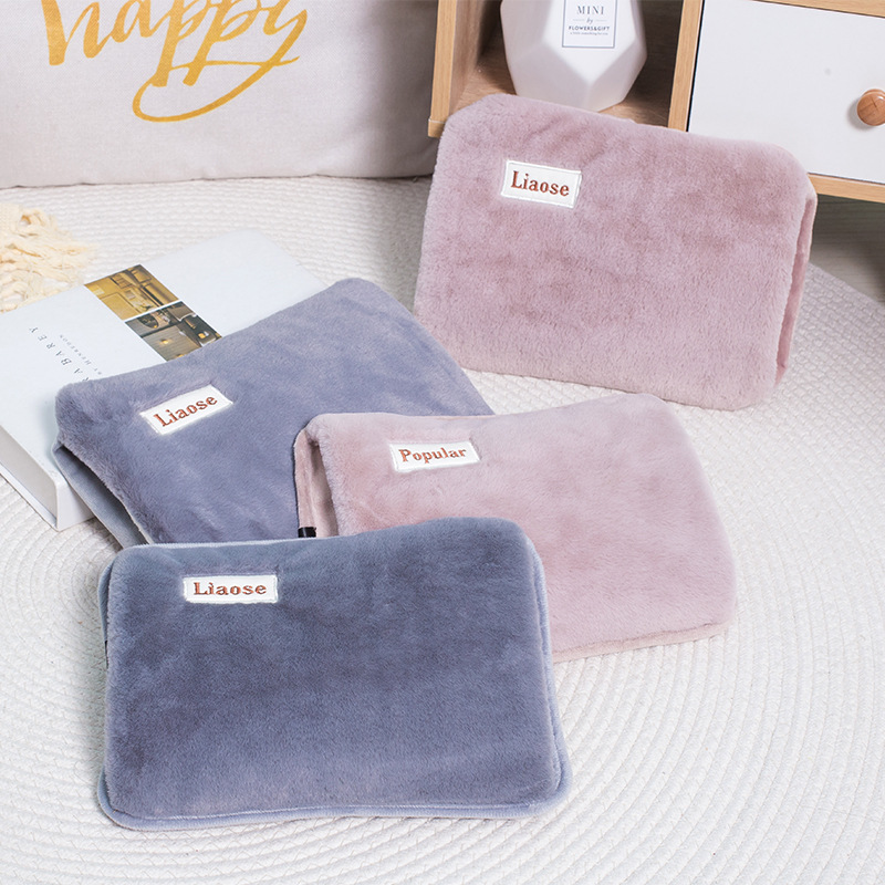 Wholesale Explosion-Proof Hot Water Bag Rechargeable Hand Warmer Plush Hot-Water Bag electric warmer