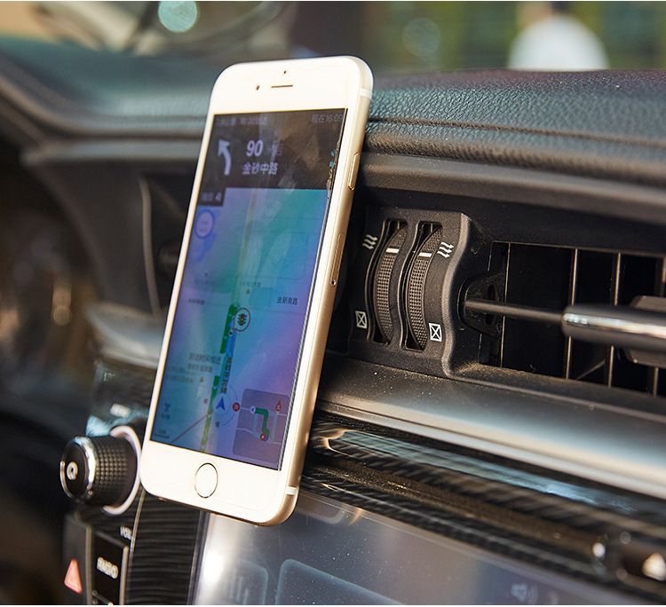 Car bracket mobile phone magnet air conditioning outlet magnetic phone folder car Car bracket mobile phone magnet air conditioning outlet magnetic phone folder car