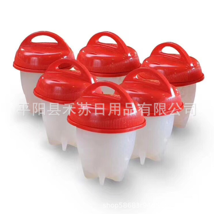 Factory Direct Sales Egglettes Cooker Silicone Egg Boiler Eggies New Egg Cup 6 Pack