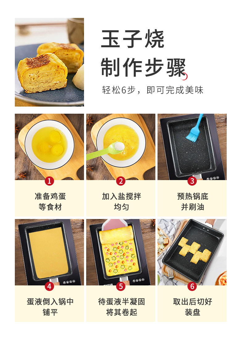 JapaneseStyle Small Frying Pan Tamagoyaki Pot NonStick Pan Medical Stone NonStick Cooker Square Egg Frying Pan Pan JapaneseStyle Small Frying Pan Tamagoyaki Pot NonStick Pan Medical Stone NonStick Cooker Square Egg Frying Pan Pan