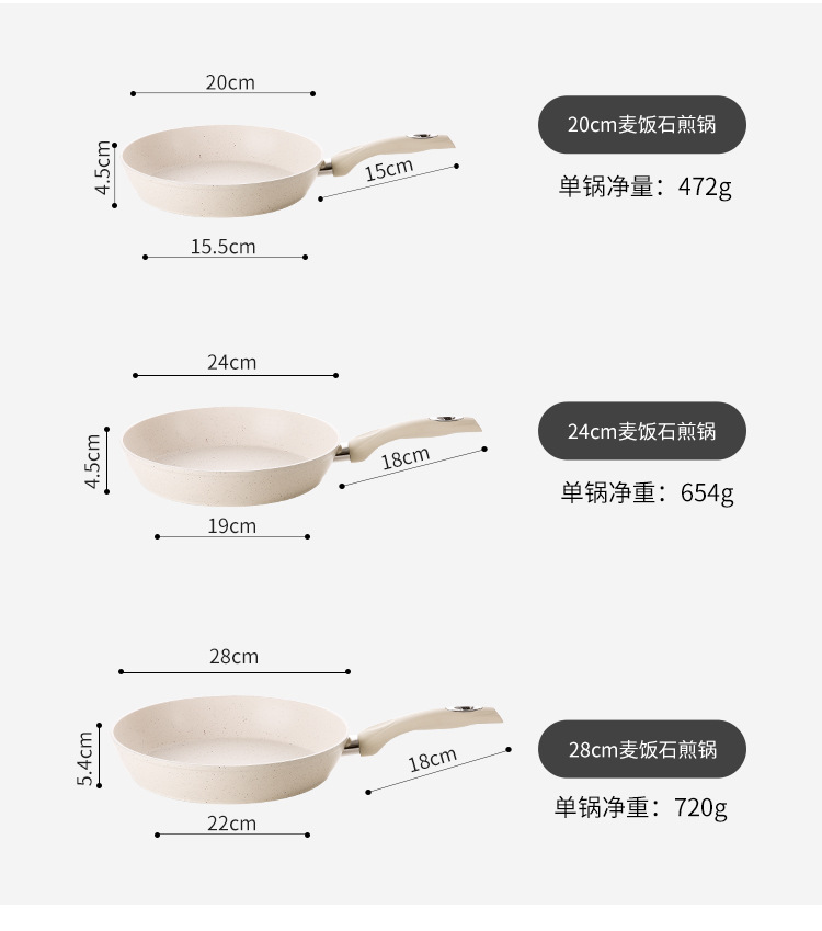 NonStick Pan Fried Steak Frying Pan MultiFunctional Pancake Fried Egg Thickened Induction Cooker Open Flame Applicable NonStick Pan Fried Steak Frying Pan MultiFunctional Pancake Fried Egg Thickened Induction Cooker Open Flame Applicable