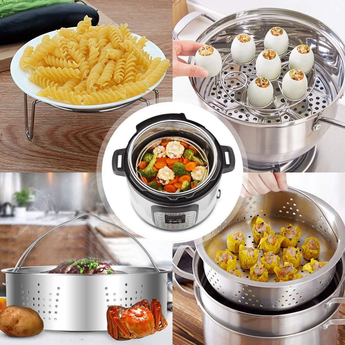 Pressure Cooker Steamed Egg Stand DishGrabbing Device Steamer CrossBorder 304 SST Steaming Rack Steaming Rack Set Pressure Cooker Steamed Egg Stand DishGrabbing Device Steamer CrossBorder 304 SST Steaming Rack Steaming Rack Set