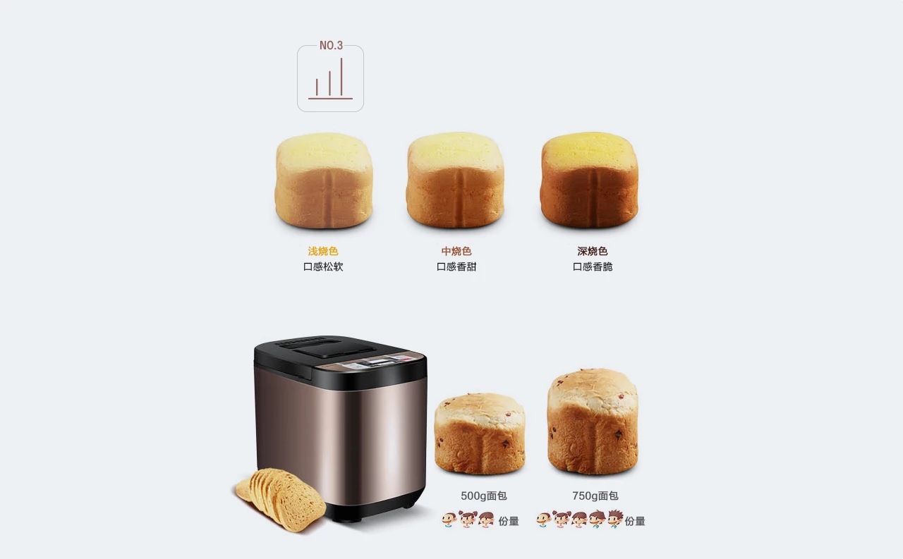 Bread Maker Household Automatic Fruit Ingredients Yeast Self-Service Dough Bread Maker Household Automatic Fruit Ingredients Yeast Self-Service Dough