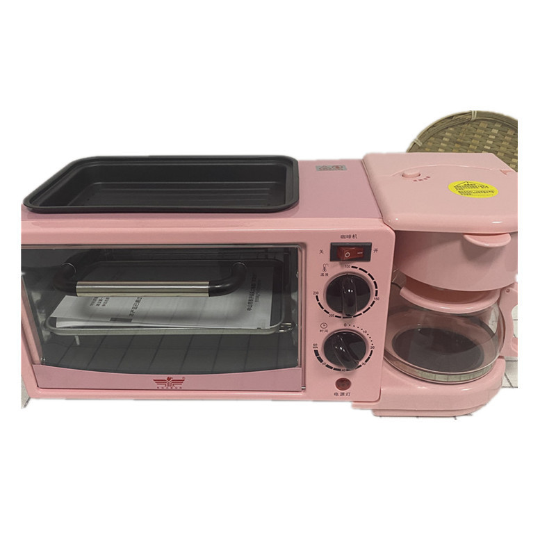 Mini Electric Oven Coffee Pot Internet Celebrity Multi-Function Breakfast Maker Household Bread Maker Barbecue Omelette