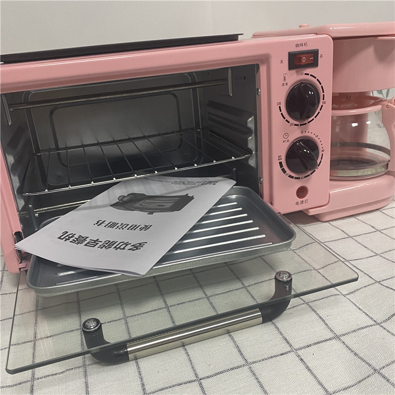 Mini Electric Oven Coffee Pot Internet Celebrity Multi-Function Breakfast Maker Household Bread Maker Barbecue Omelette Mini Electric Oven Coffee Pot Internet Celebrity Multi-Function Breakfast Maker Household Bread Maker Barbecue Omelette