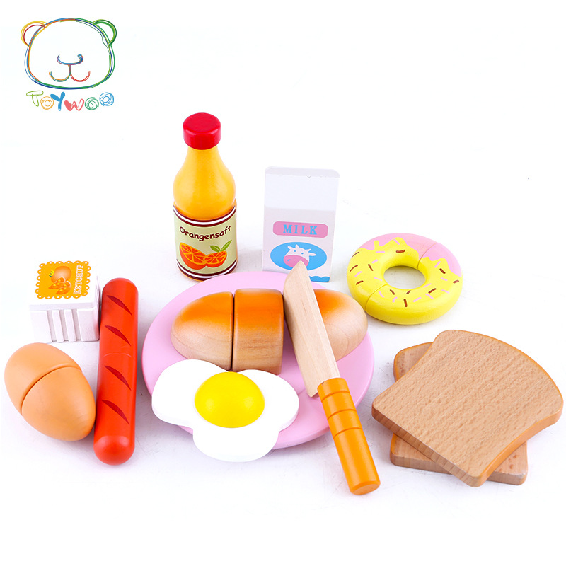 Breakfast Bread Maker Afternoon Tea Play House Kitchen Toys Role Play Children Educational Toys
