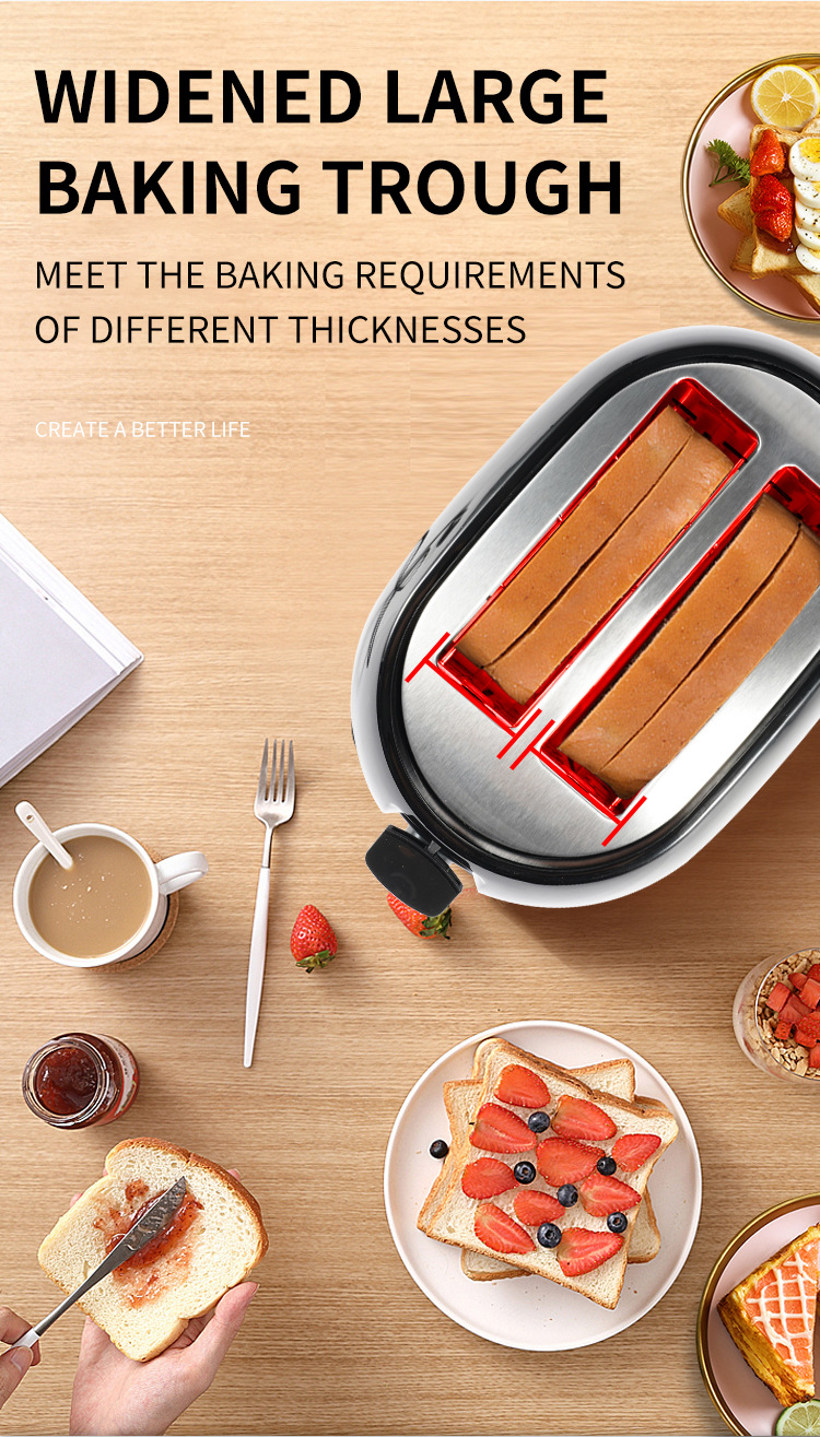 DSP/DSP Household Kitchen Bread Maker Toaster 7-Speed Adjustment Automatic Breakfast Machine Kc2045 DSP/DSP Household Kitchen Bread Maker Toaster 7-Speed Adjustment Automatic Breakfast Machine Kc2045