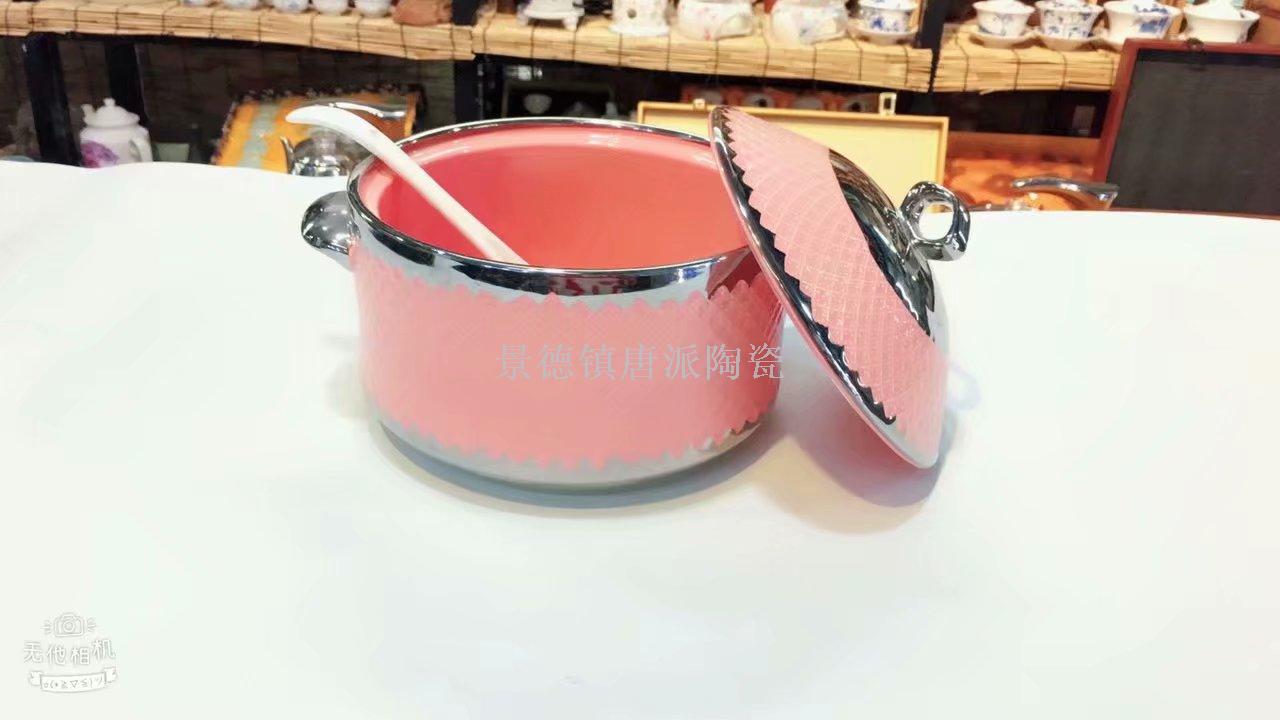 Jingdezhen ceramic soup pot ceramic bowl ceramic double ear pot rice noodle pot heat-resistant king kong pot health pot Jingdezhen ceramic soup pot ceramic bowl ceramic double ear pot rice noodle pot heat-resistant king kong pot health pot