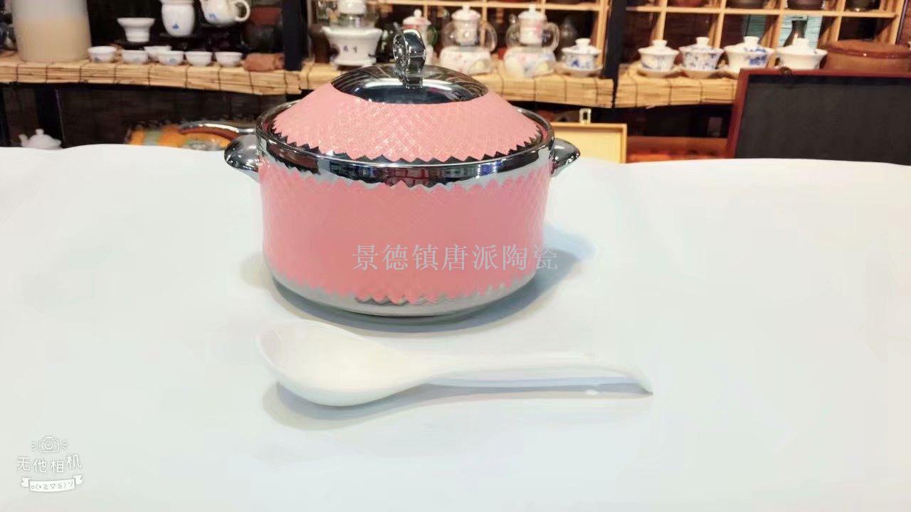 Jingdezhen ceramic soup pot ceramic bowl ceramic double ear pot rice noodle pot heat-resistant king kong pot health pot Jingdezhen ceramic soup pot ceramic bowl ceramic double ear pot rice noodle pot heat-resistant king kong pot health pot