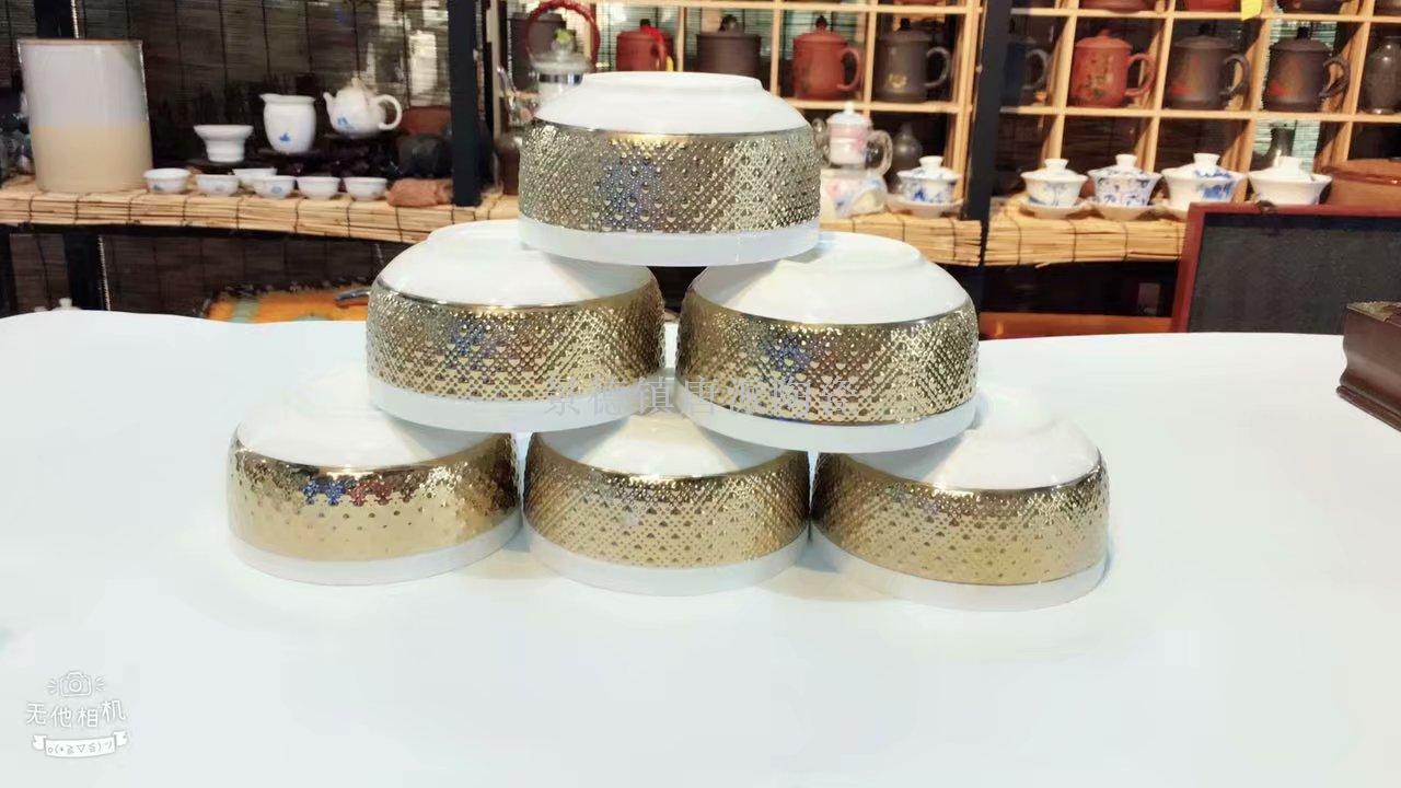 Jingdezhen ceramic soup pot ceramic bowl ceramic double ear pot rice noodle pot heat-resistant  king kong pot health pot