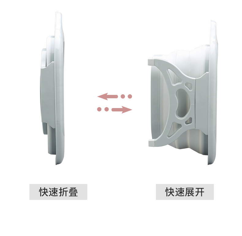Multifunctional Household Folding Foot Bath Barrel Portable Roller Massage Foot Tub Plastic Adult Feet-Washing Basin