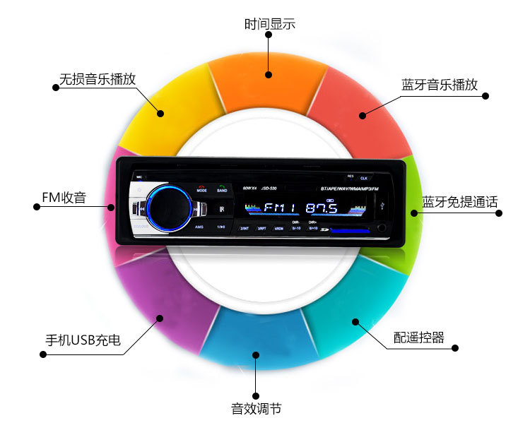 Guard Dragon 520 GM MP3 Bluetooth Automotive MP3 Player Pluggable Radio Generation Car Dvdcd
