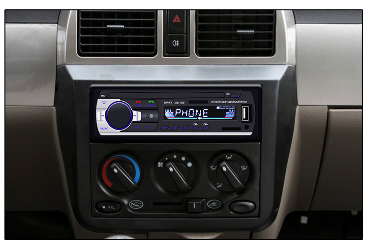 CrossBorder s Bluetooth HandsFree Car Kit HandsFree Calls MP3 Player Car Is Exposed to the MultiFunction Radio JSD520