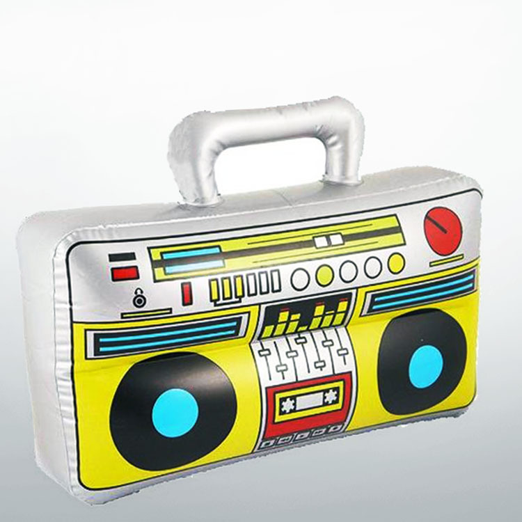 Inflatable radio manufacturer wholesale inflatable musical instrument toy small radio model children stage party props