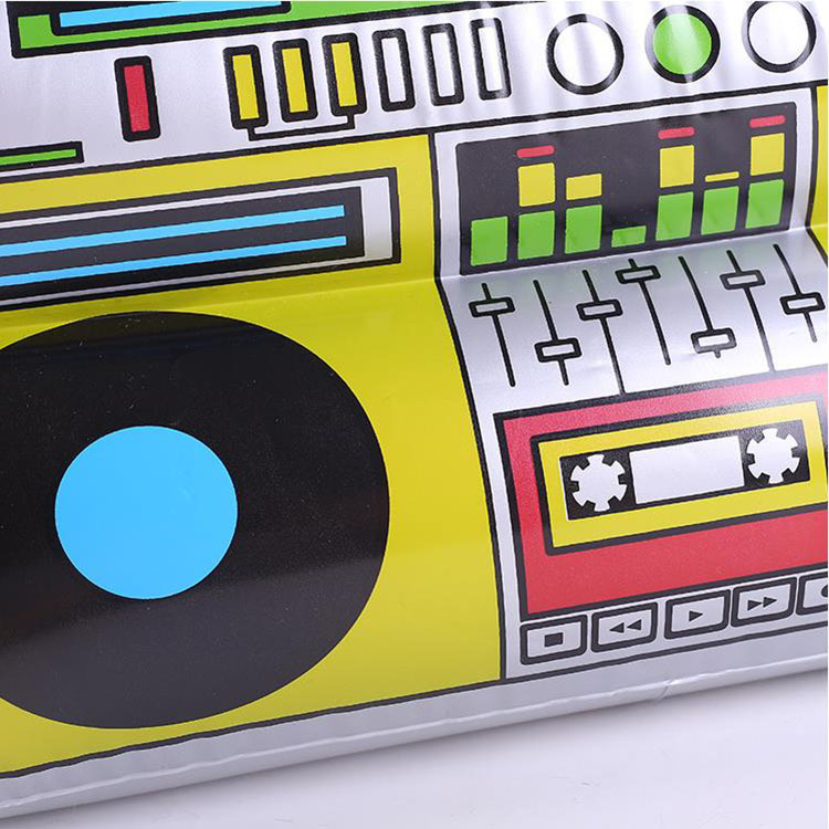 Inflatable radio manufacturer wholesale inflatable musical instrument toy small radio model children stage party props