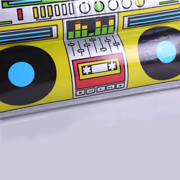 Inflatable radio manufacturer wholesale inflatable musical instrument toy small radio model children stage party props
