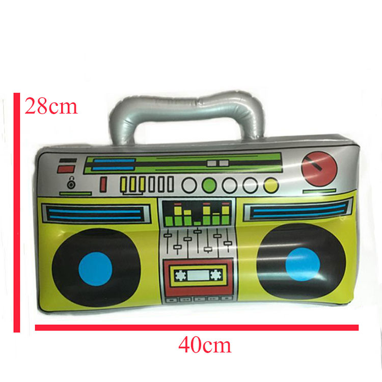 Inflatable radio manufacturer wholesale inflatable musical instrument toy small radio model children stage party props