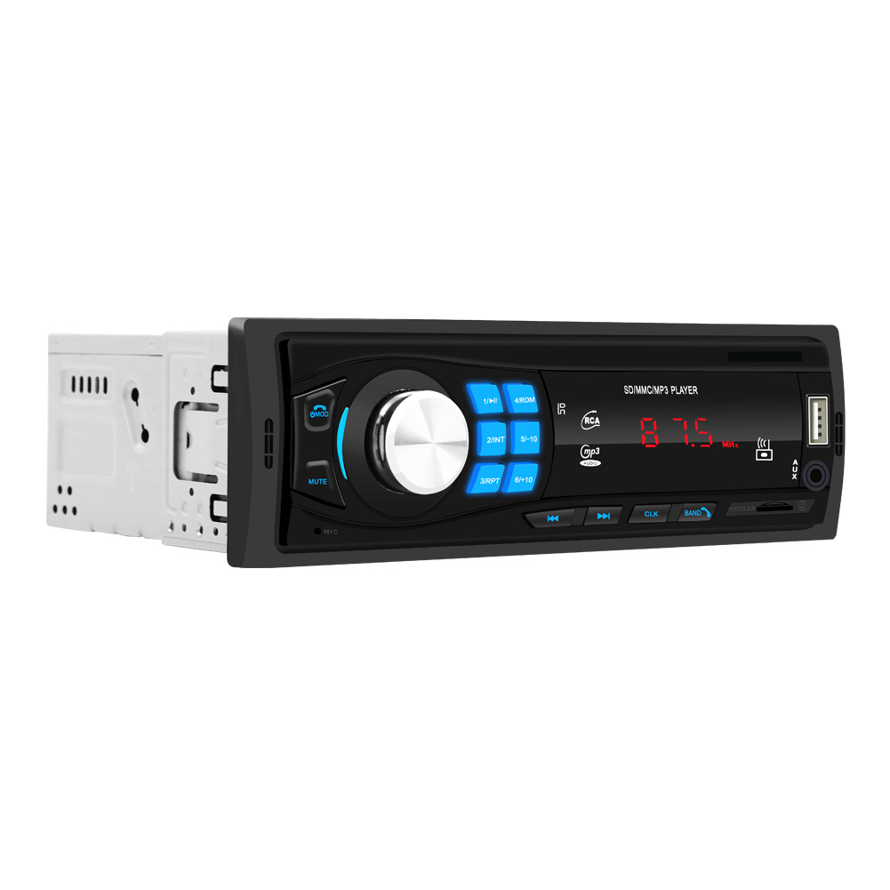 Car MP3 Bluetooth Calling Car MP3 Player U Disk Card Inserting Machine Radio Center Console Modification 8013