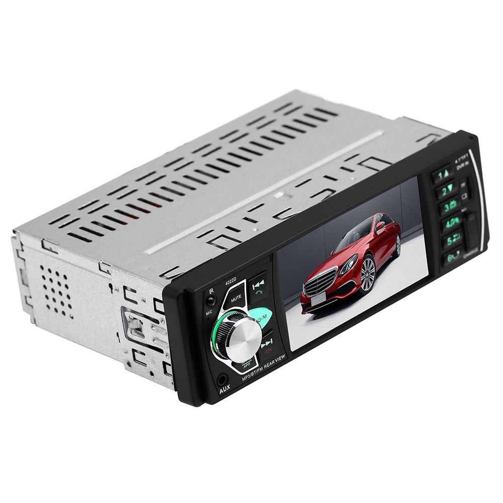 4.1-Inch HD Large Screen Bluetooth Hands-Free Car MP5 Player Card U Disk Radio Reversing Priority 4022d