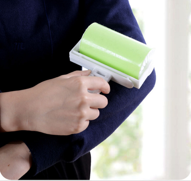 Clothes Lint Remover Roller Washable Dust Remover Clothing Dust Removal Gadgets Sticky Brush Sticky Roller Cleaning Dust