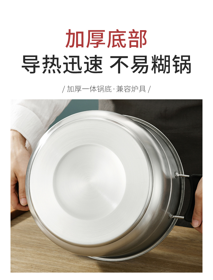 Household Small Double-Layer Stainless Steel Steamer for Steamed Buns Dormitory Induction Cooker for Gas Range Steamer