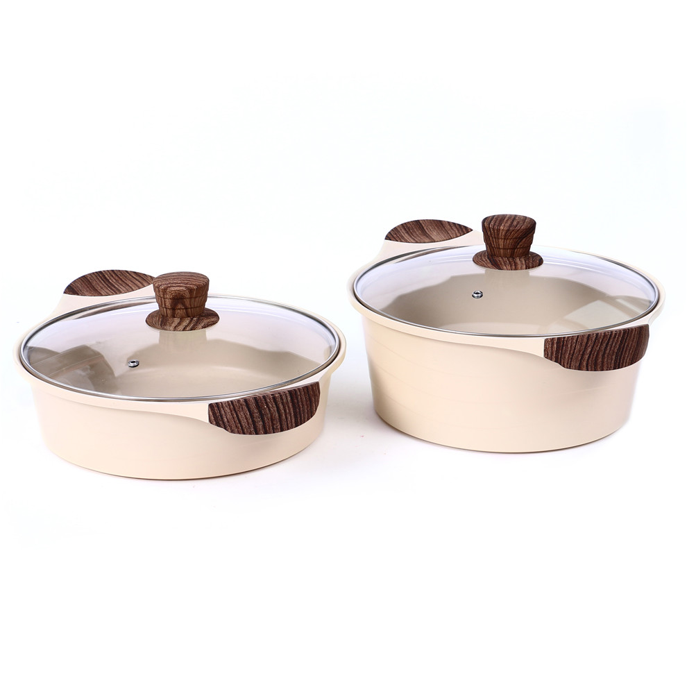 Household Gas Induction Cooker Universal Double-Ear Steamer Non-Stick Soup Pot Three Juice Chopsticks Pot Stew Pot