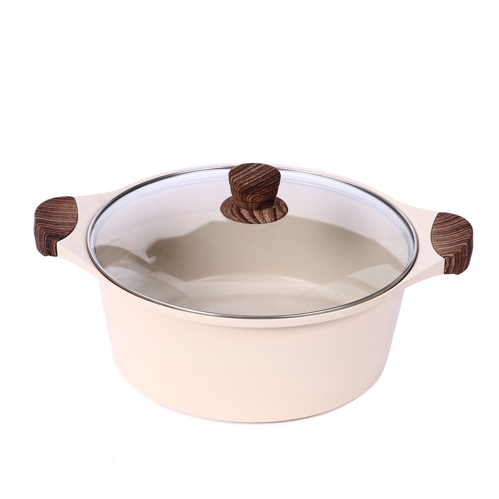 Household Gas Induction Cooker Universal Double-Ear Steamer Non-Stick Soup Pot Three Juice Chopsticks Pot Stew Pot