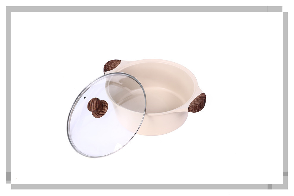 Household Gas Induction Cooker Universal Double-Ear Steamer Non-Stick Soup Pot Three Juice Chopsticks Pot Stew Pot