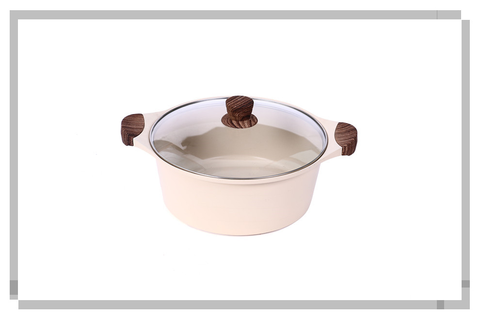 Household Gas Induction Cooker Universal Double-Ear Steamer Non-Stick Soup Pot Three Juice Chopsticks Pot Stew Pot