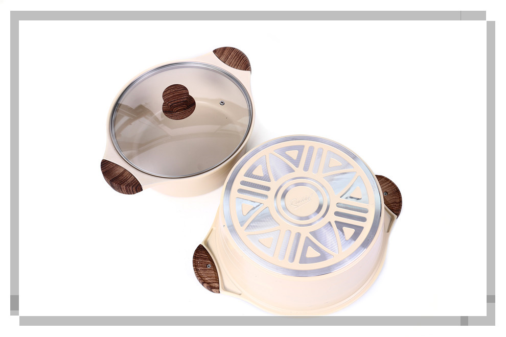 Household Gas Induction Cooker Universal Double-Ear Steamer Non-Stick Soup Pot Three Juice Chopsticks Pot Stew Pot
