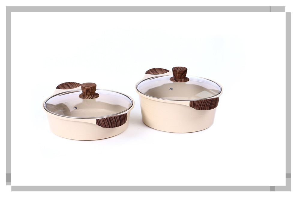 Household Gas Induction Cooker Universal Double-Ear Steamer Non-Stick Soup Pot Three Juice Chopsticks Pot Stew Pot