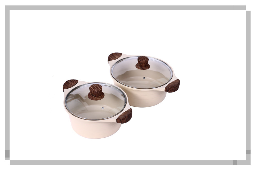 Household Gas Induction Cooker Universal Double-Ear Steamer Non-Stick Soup Pot Three Juice Chopsticks Pot Stew Pot