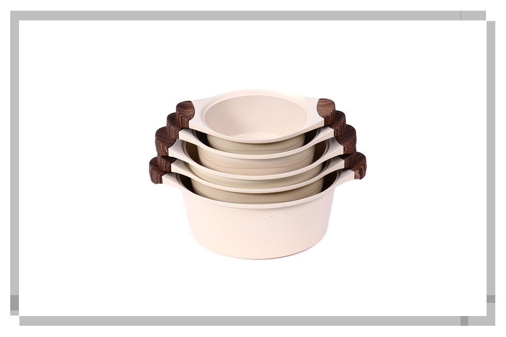 Household Gas Induction Cooker Universal Double-Ear Steamer Non-Stick Soup Pot Three Juice Chopsticks Pot Stew Pot