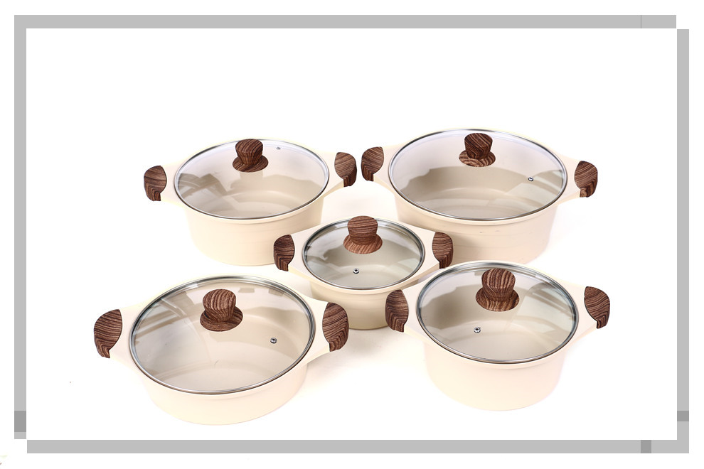 Household Gas Induction Cooker Universal Double-Ear Steamer Non-Stick Soup Pot Three Juice Chopsticks Pot Stew Pot