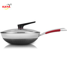 Stainless Steel Pan NonStick Pan Household Omelet Steak Frying Pan and Pancake Pan Induction Cooker Gas Stove Universal Stainless Steel Pan NonStick Pan Household Omelet Steak Frying Pan and Pancake Pan Induction Cooker Gas Stove Universal