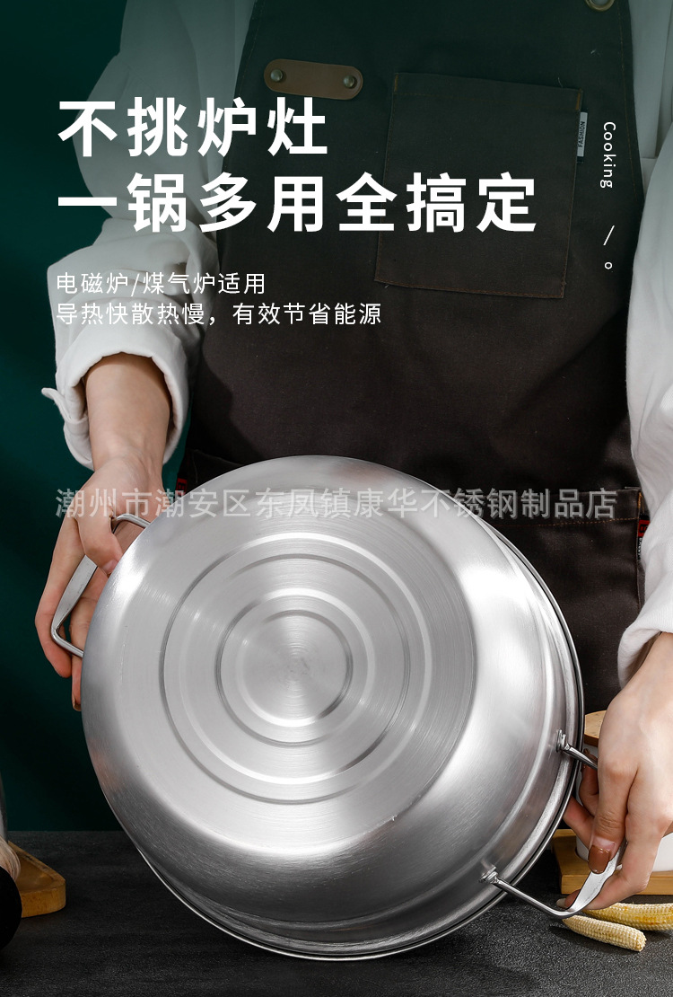 Steel MultiFunctional Double Layer Soup Steam Pot 28cm Double Bottom ThreeLayer Steamer Induction Cooker Gift Pot Steel MultiFunctional Double Layer Soup Steam Pot 28cm Double Bottom ThreeLayer Steamer Induction Cooker Gift Pot