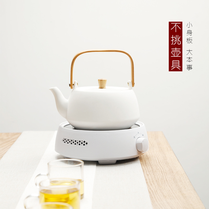 Electric Ceramic Stove Mini Small Boil Water Boil Tea Stove Induction Cooker Cast Iron Special Offer Mute Tea Set Whole
