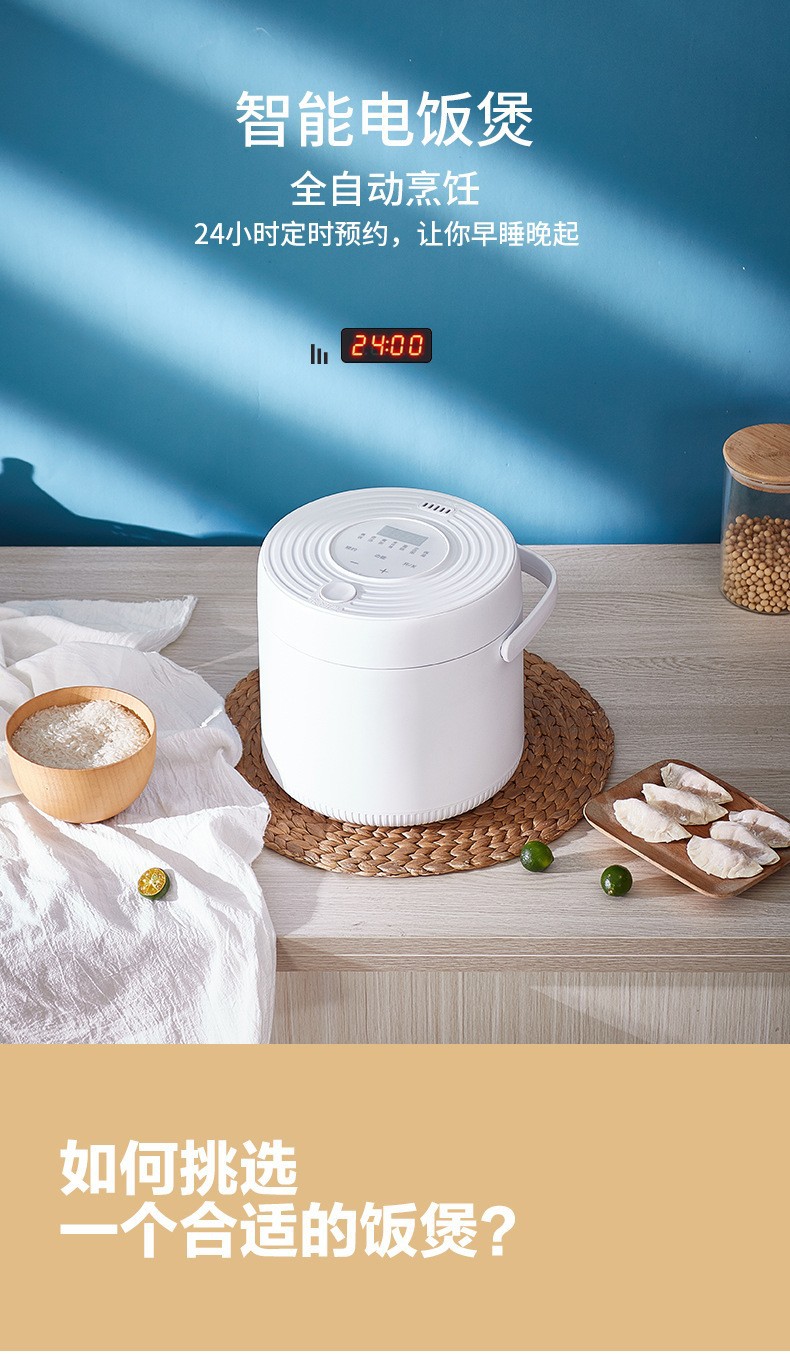 Household Small Rice Cooker Multi-Functional Kitchen Household Appliances Mini Household Appliances Electric Cooker