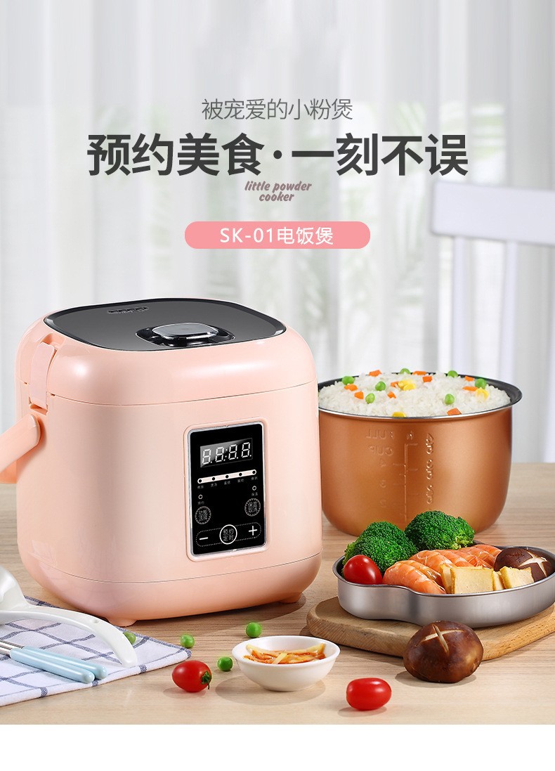 Household Small Rice Cooker Multi-Functional Kitchen Household Appliances Mini Household Appliances Electric Cooker