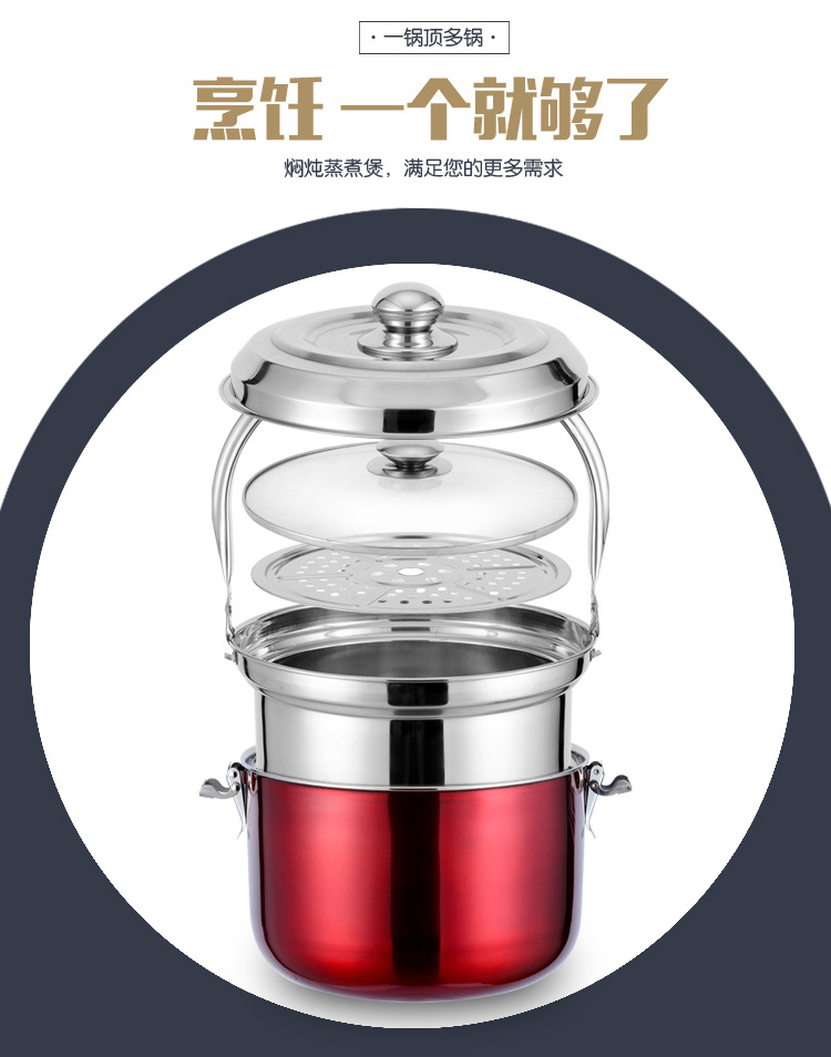 304 Flameout Thermal Cooker for Electric Cooktop as Well as Gas Stove Continuous Cooking LongLasting Fireless Cooker