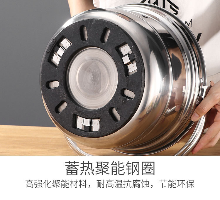 304 Flameout Thermal Cooker for Electric Cooktop as Well as Gas Stove Continuous Cooking LongLasting Fireless Cooker