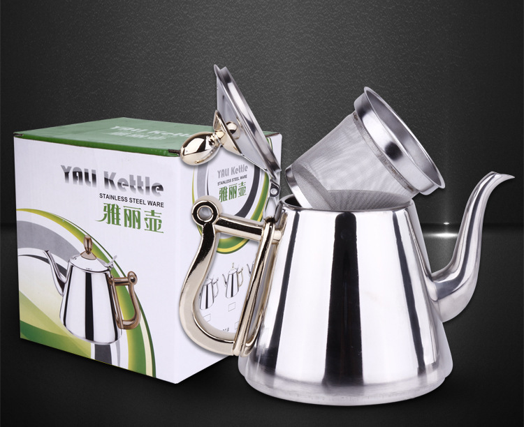Cooker Kettle Tea Brewing Pot Electric Ceramic Stove Water Pot Stainless Steel Kettle Hand Wash Flat Bottom Small Kettle