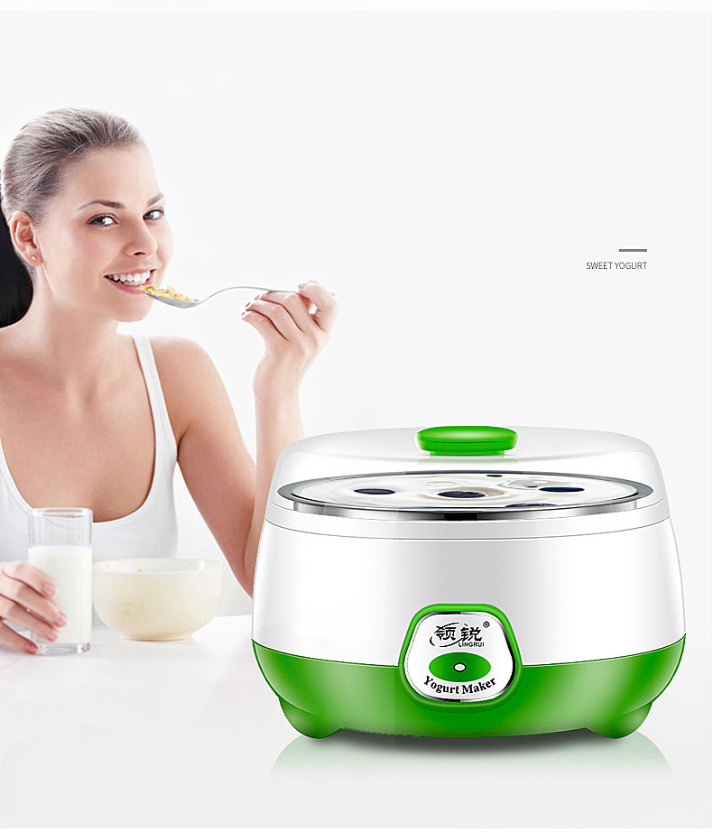 Lingrui Household Automatic Yogurt Machine Small Fermenter Mini Cup-Dividing Multi-Function Yogurt Machine
