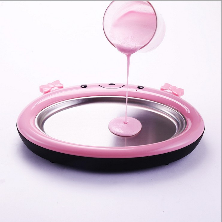 Creative Fried Ice Machine Household Small Mini Fried Yogurt Machine Children DIY Homemade Ice Cream Fryer Ice Plate