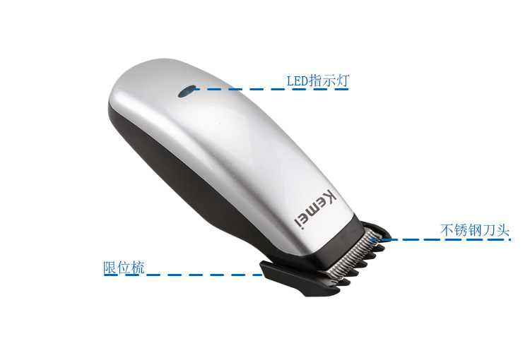 Kemei KM-9612 electric hair clipper hair barrow factory direct