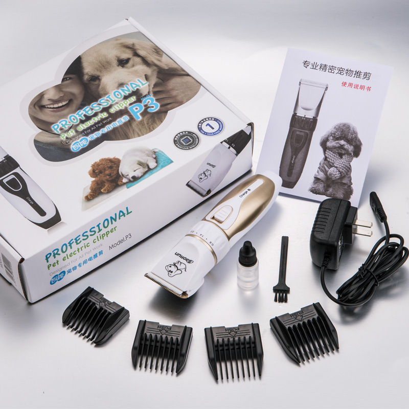 Manufacturers direct power pet electric hair clipper dog shaver charging pet supplies electric hair clipper professional
