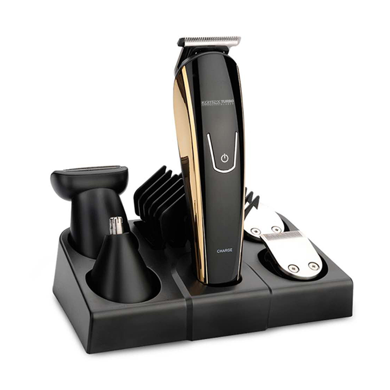 Komex multifunction 6 in 1 grooming kit IPX6 hair trimmer USB rechargeable electric hair clipper