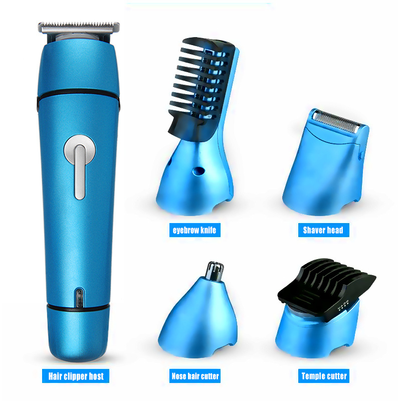Ufree U-117 Multifunctional Electric Clipper Nose Hair Trimmer Five-in-One Haircut Shaving Family Set