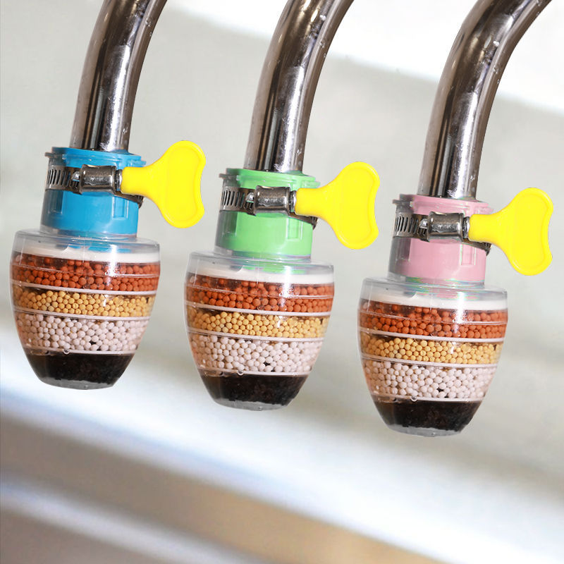 Multi-Layer Faucet Filter Household Kitchen Tap Water Purification Splash-Proof Shower Faucet Water-Saving Water Filter